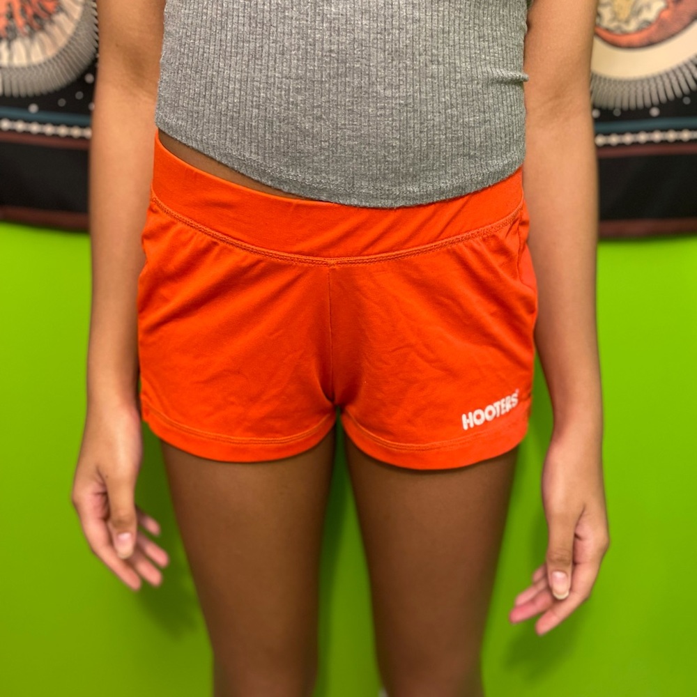 Orange Hooter Shorts